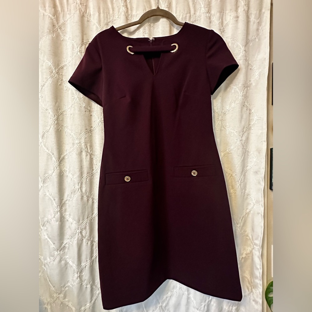 Tommy Hilfiger Deep Purple Mini Dress